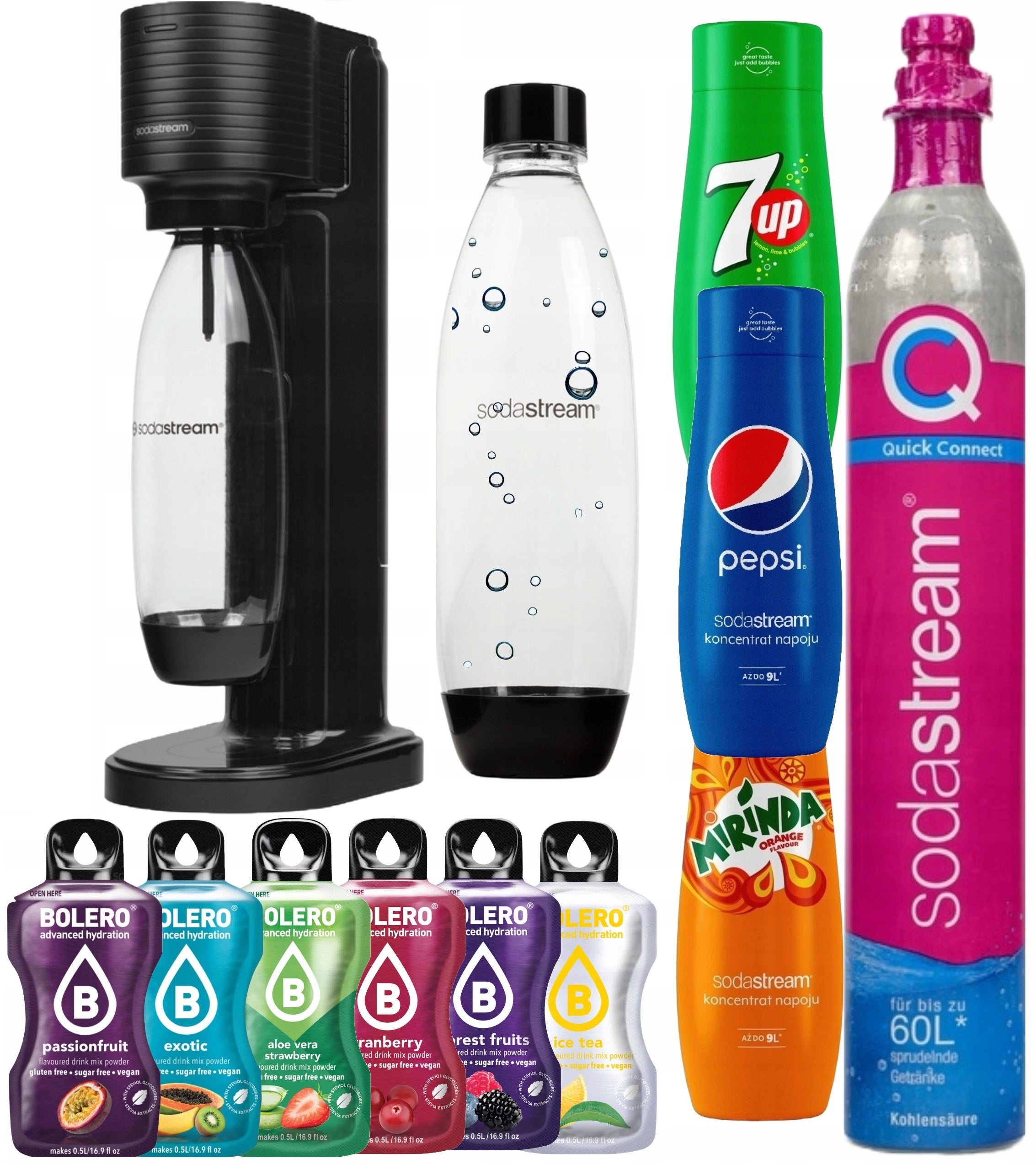 SODASTREAM SODA STREAM WATER SATURATOR KIT FOR CARBONATED WATER
