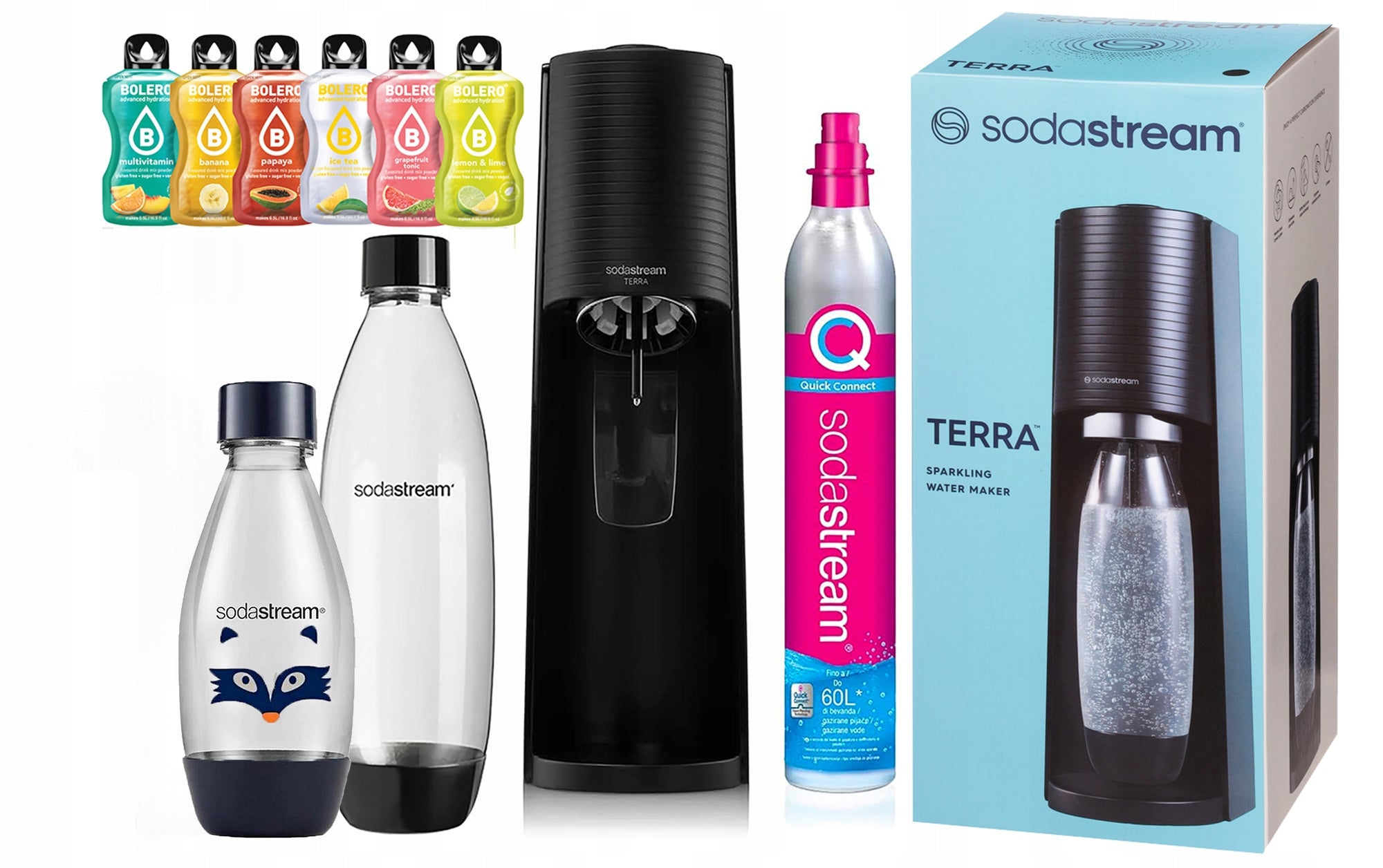 SODASTREAM TERRA SATURATOR water gassing machine zettaw family MAX