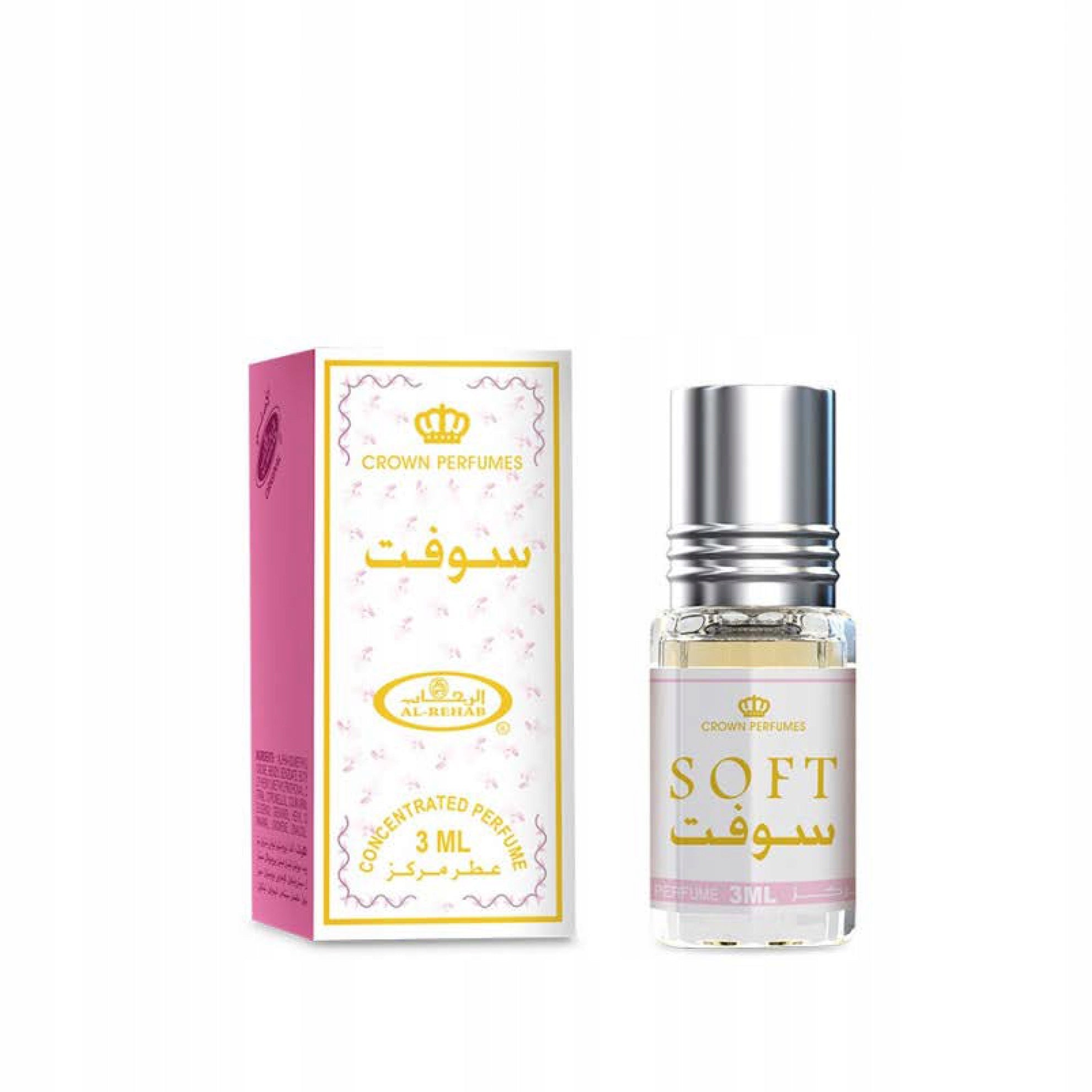 SOFT ARABIC PERFUME IN CITRUS OIL SWEET DELICATE 3 ml AL REHAB Packaging status original