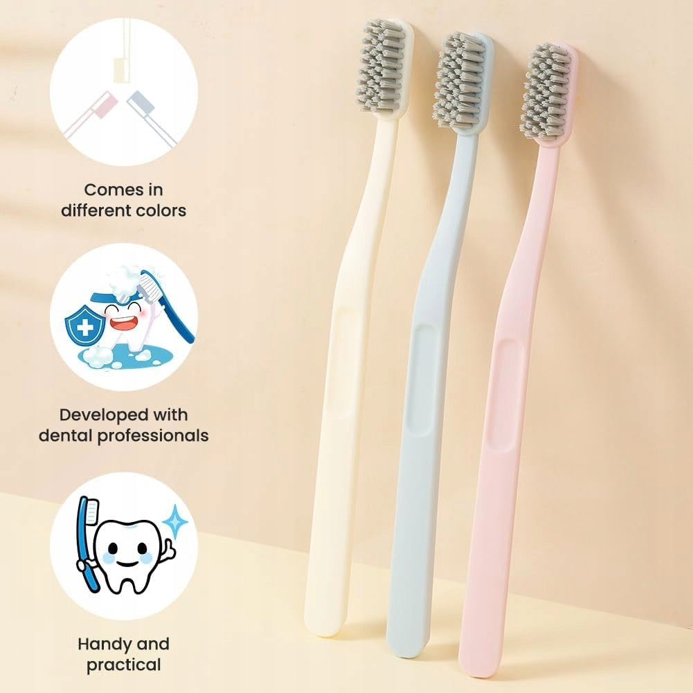 SOFT BRISTLE TOOTHBRUSH FOR SENSITIVE 20000 BRISTLES Dominant color multicolor