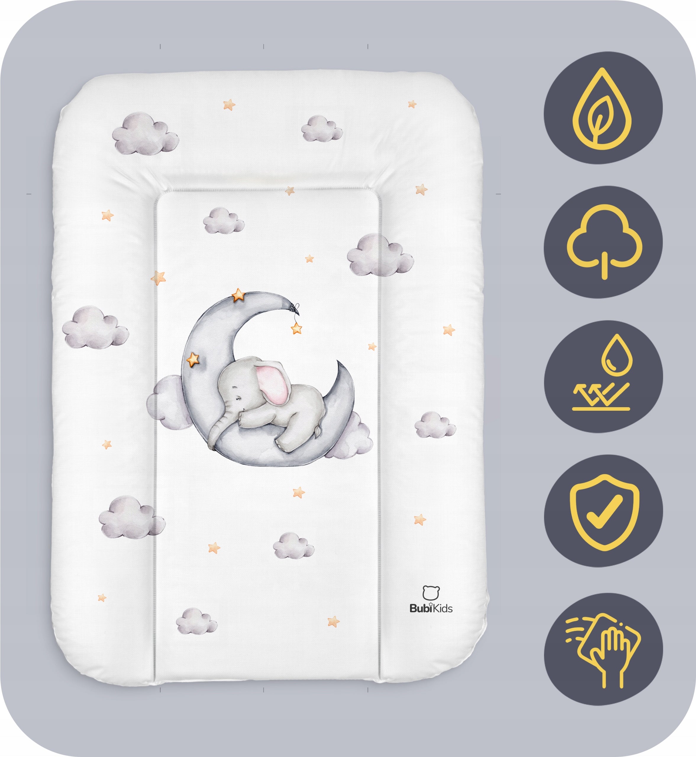 SOFT CHANGING TABLE 70x47 FLAT MAT FOR BABY DRESSER COVER Packaging status original