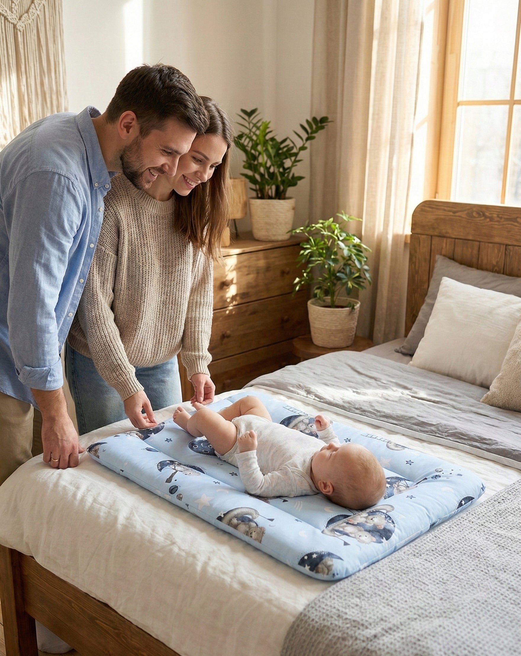 SOFT CHANGING TABLE FOR CHEST OF DRAWERS WATERPROOF 50x70cm BABYMAM Medical device no
