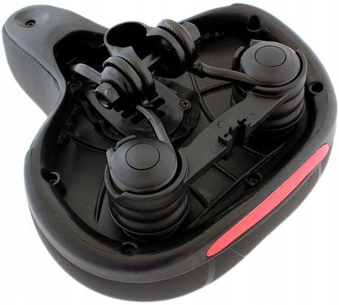 SOFT GEL Breathable Bicycle Saddle Ventilation +REAR LED LIGHT Brand no brand