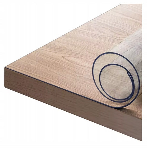 SOFT GLASS Desk Protective Mat Table Top Dresser 1mm PVC 200x100