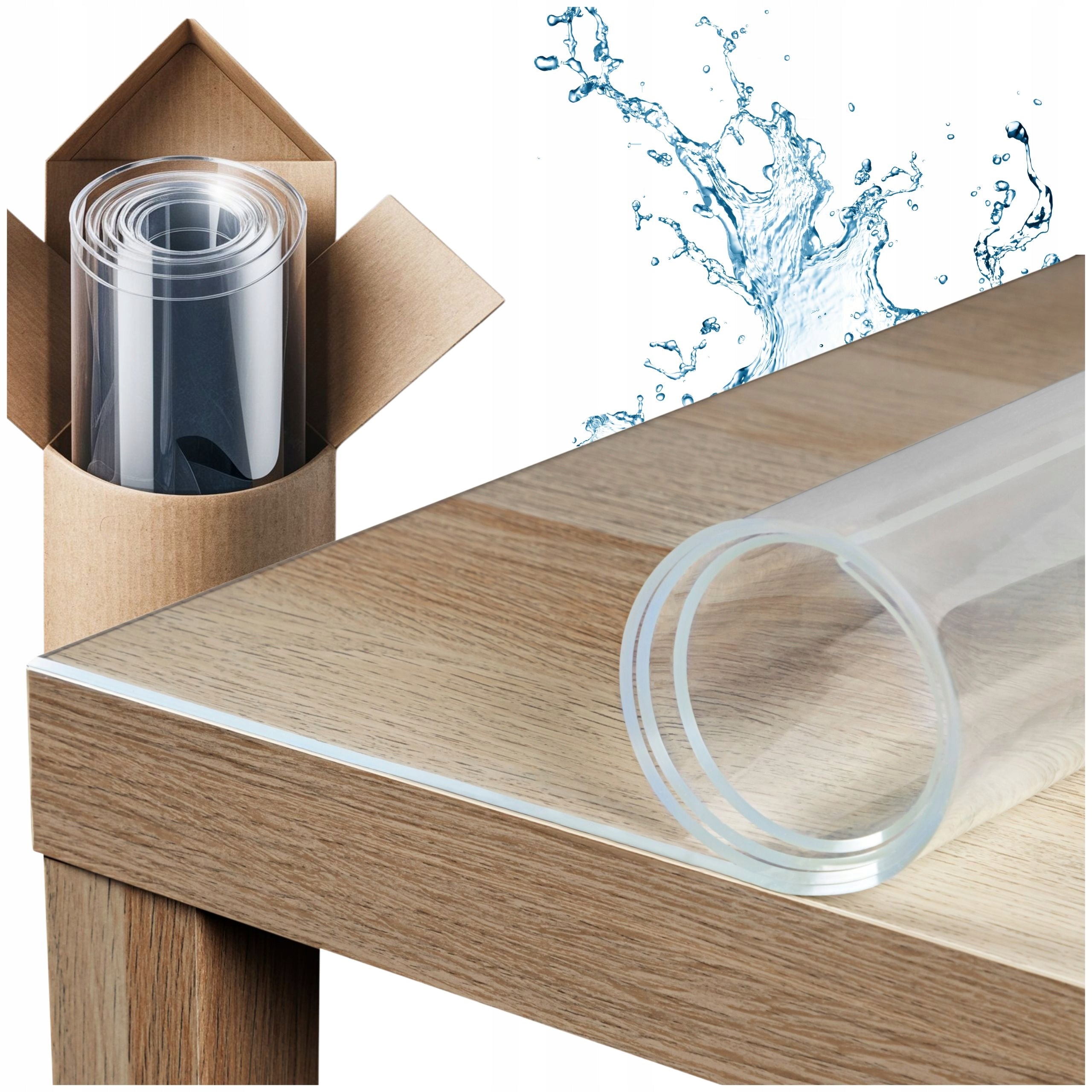 SOFT GLASS MAT PAD TABLE TOP 2mm 90x160