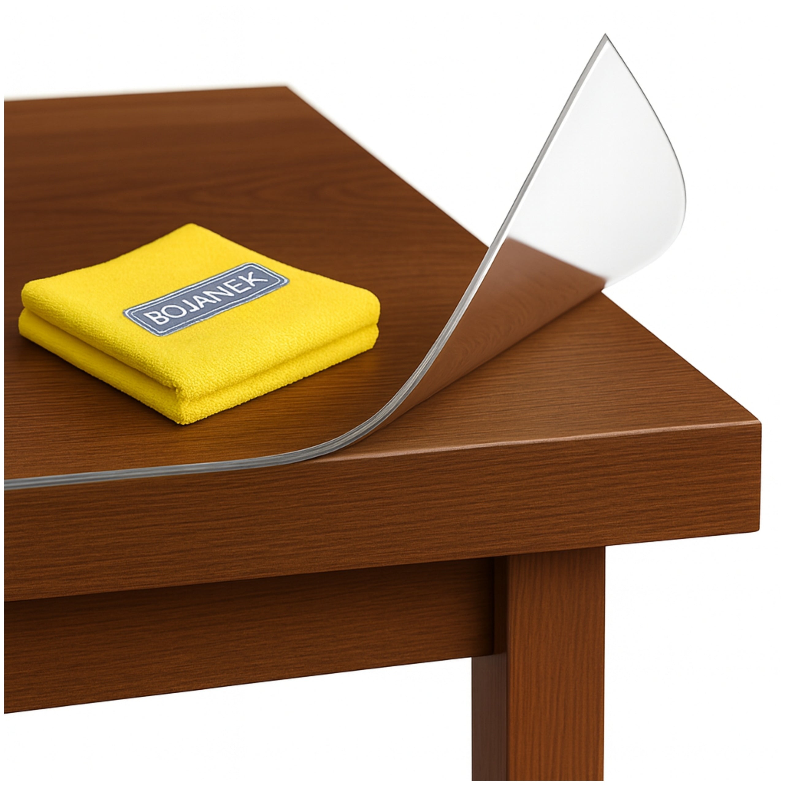 SOFT GLASS PROTECTIVE MAT TABLE TOP PAD DESK 2mm 80x140