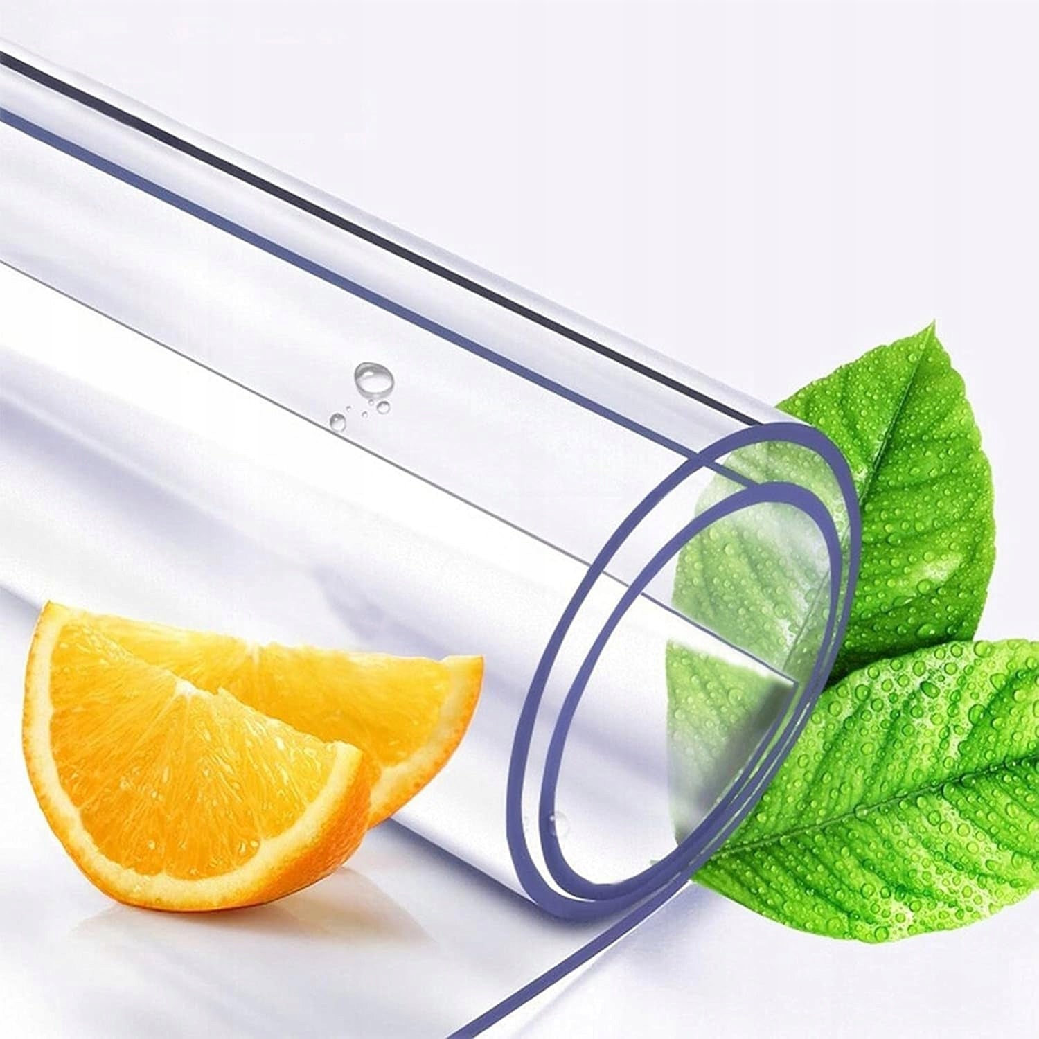 SOFT GLASS VRT Protective Mat for COUNTERTOP TABLE DESK CHEST OF DRAWERS 2mm 90x160 Color transparent