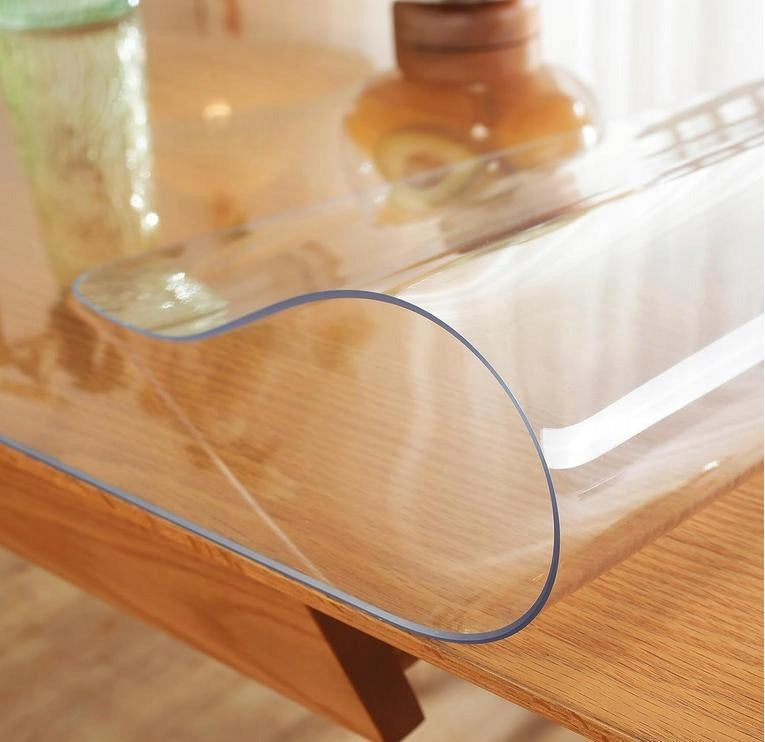 SOFT GLASS desk pad flexible mat for IKEA MALM 140x65cm 2mm Product height 140 cm