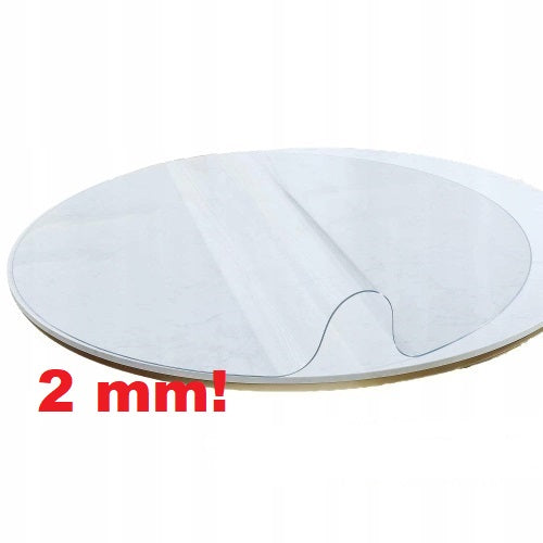 SOFT GLASS pad round table mat for IKEA INGATORP fi 110cm 2mm Product height 110 cm