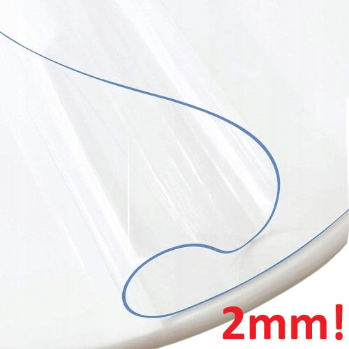 SOFT GLASS pad round table mat for IKEA INGATORP fi 110cm 2mm