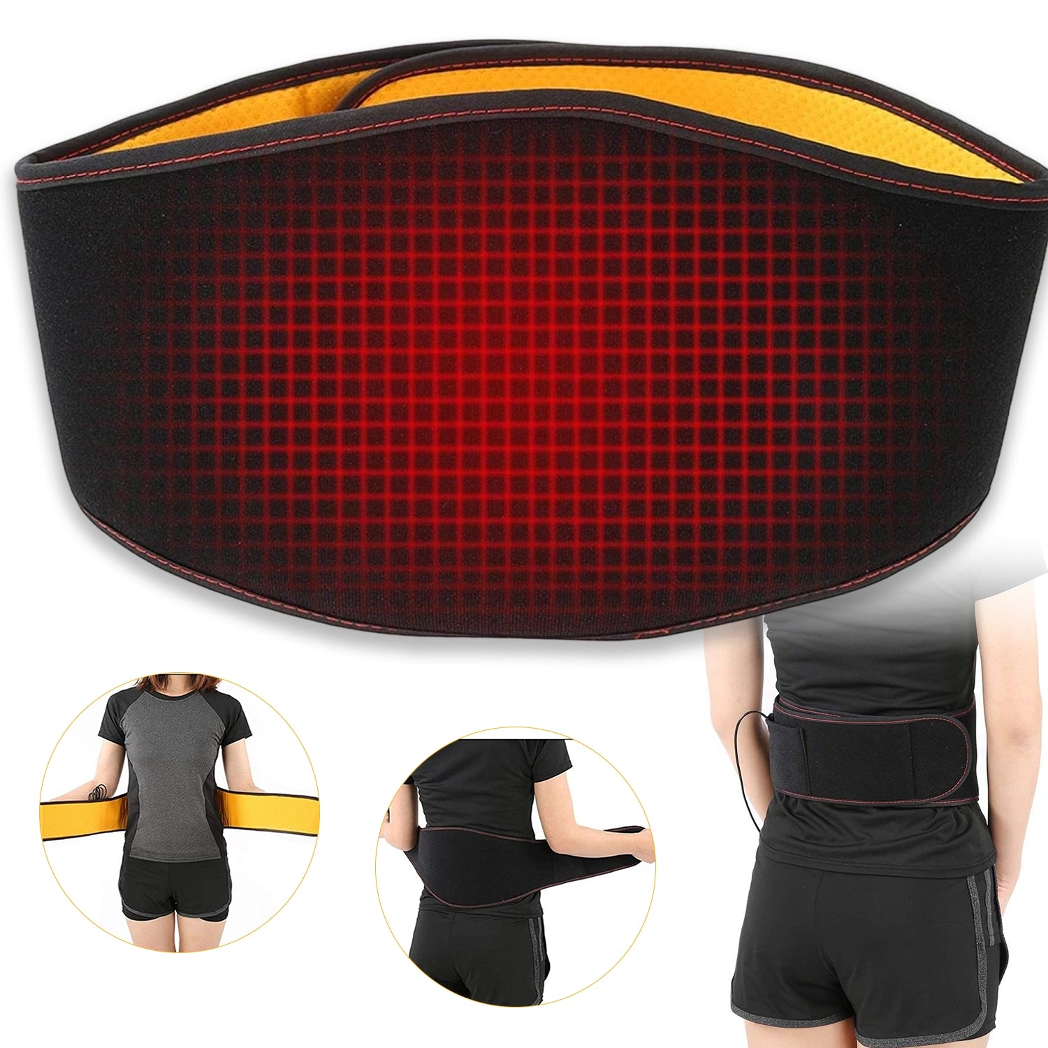 SOFT HEATING MAT FOR BACK PAIN WITH HEAT PHONICS FOR WOMEN AND MEN