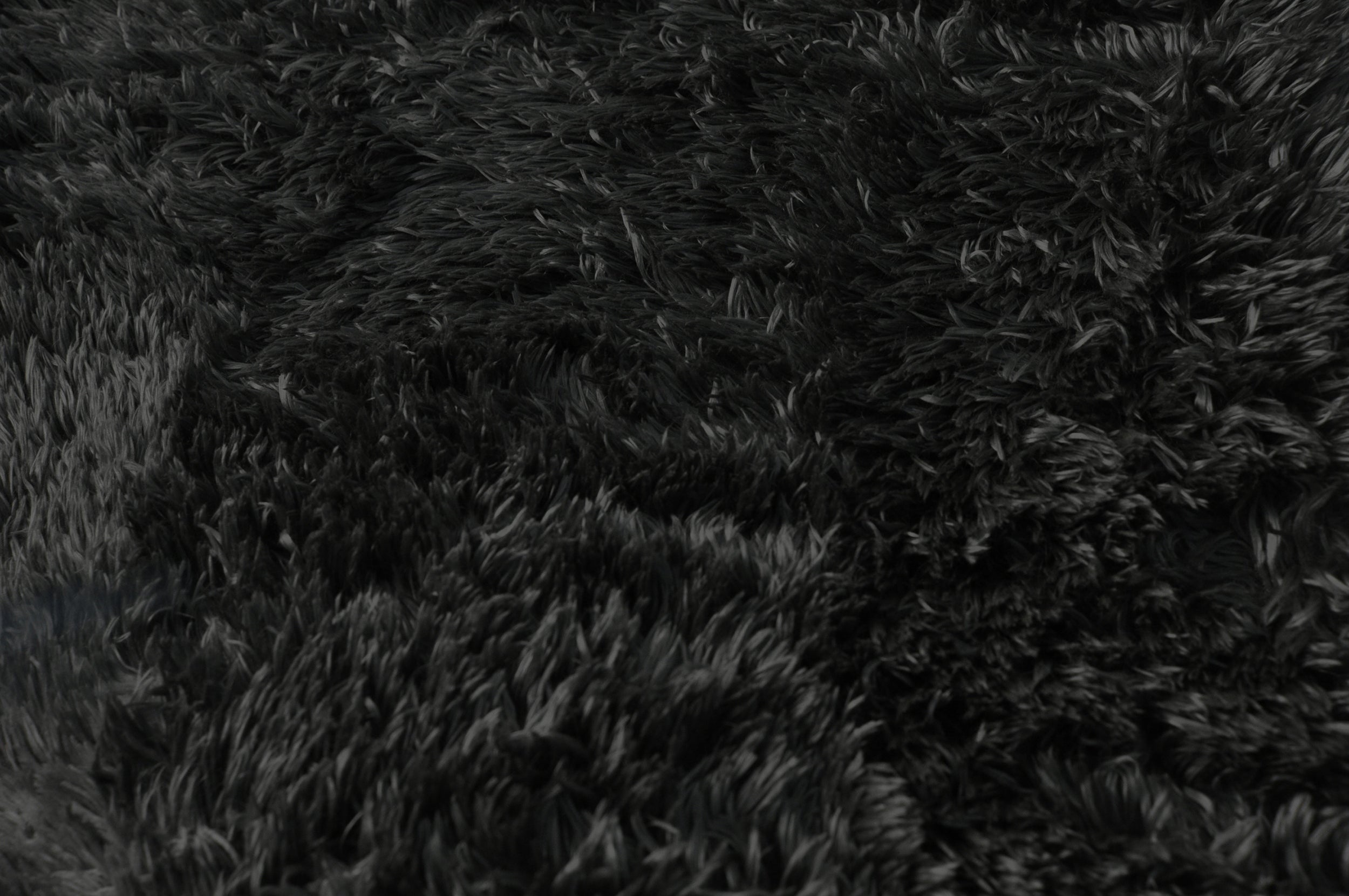 SOFT PLUSH CARPET CHILDREN ANTI-SLIP BLACK 140x200cm Length 200 cm