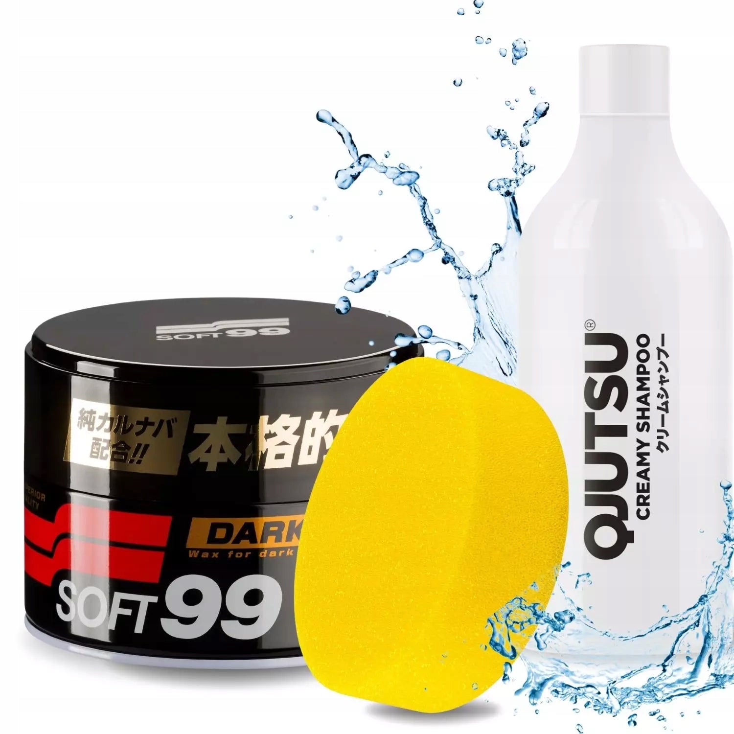 SOFT99 Dark & Black 300g + CREAMY SHAMPOO 750ml