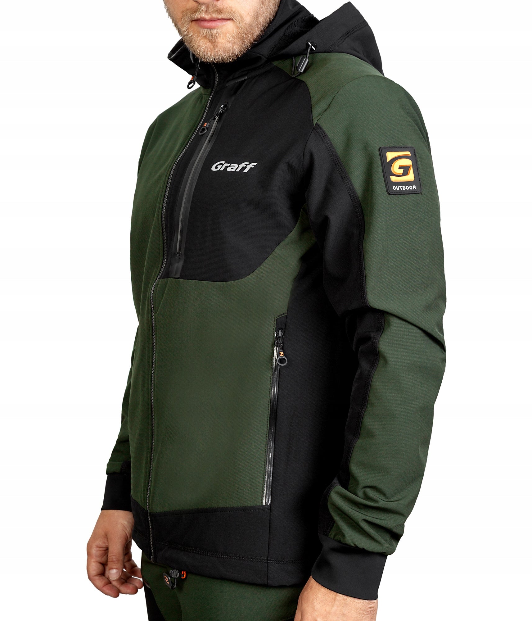 SOFTSHELL JACKET GRAFF 561-S - Green -S Packaging status original
