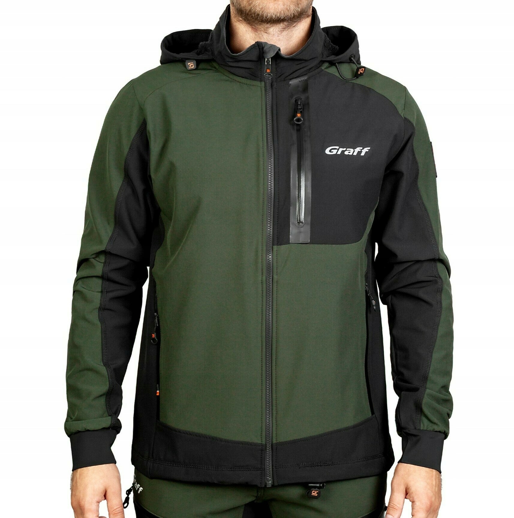 SOFTSHELL JACKET GRAFF 561-S - Green -S Size S