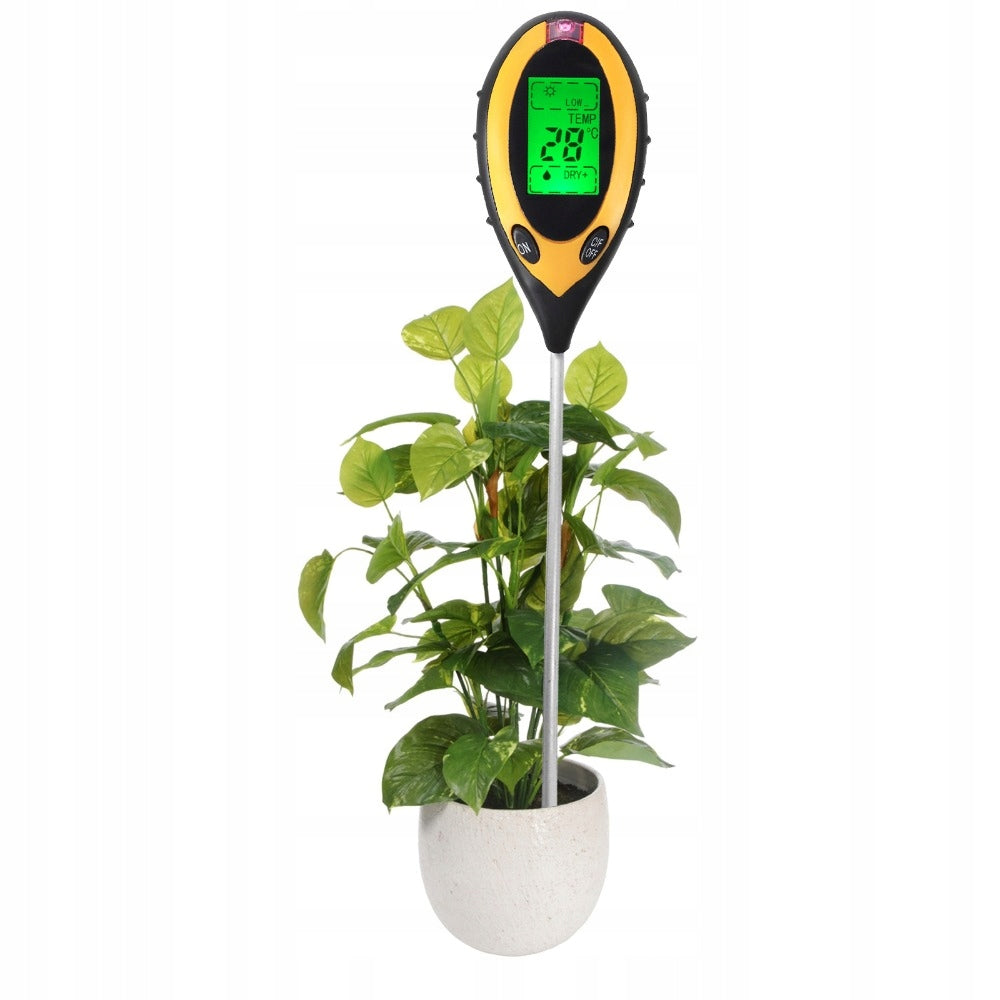 SOIL ACID METER TESTER SOIL PH METER GARDENING GROUND 4in1