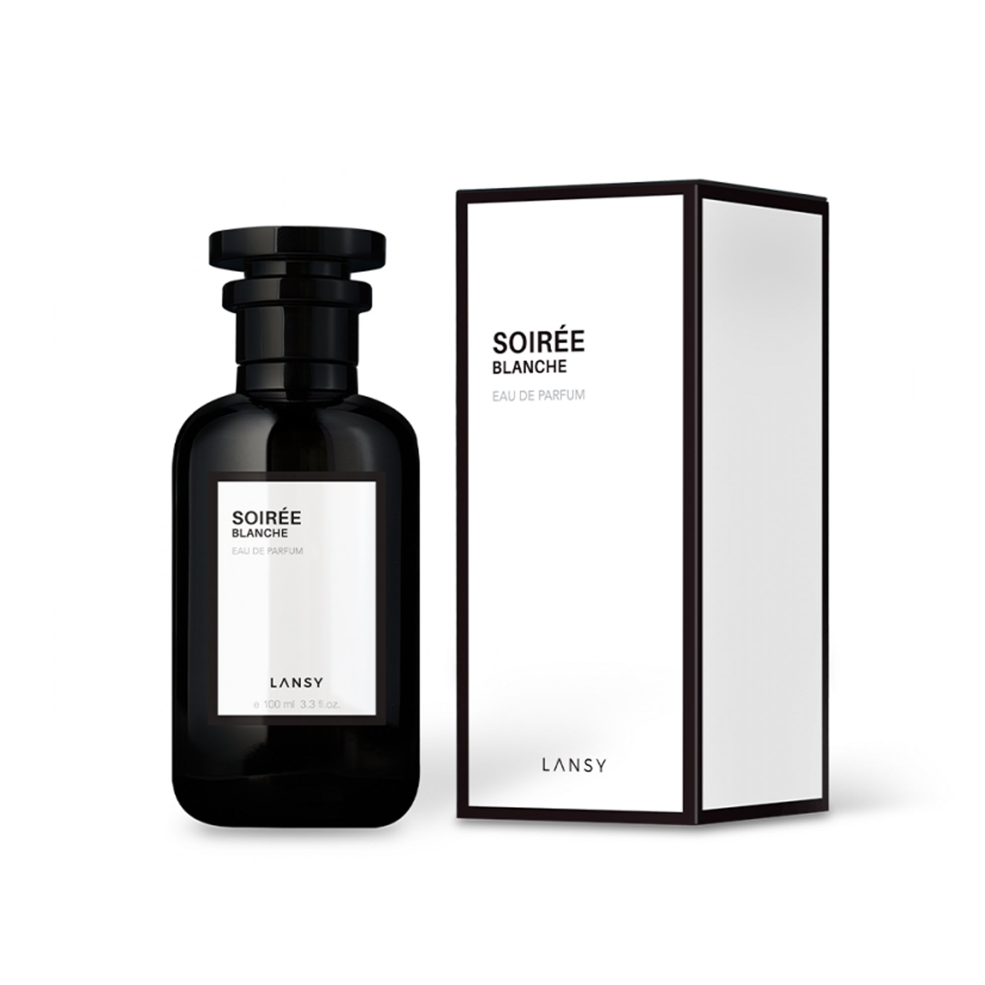 SOIREE BLANCHE UNISEX ARABIC PERFUME 100 ML LANSY EDP LEATHER - AMBER Packaging status original