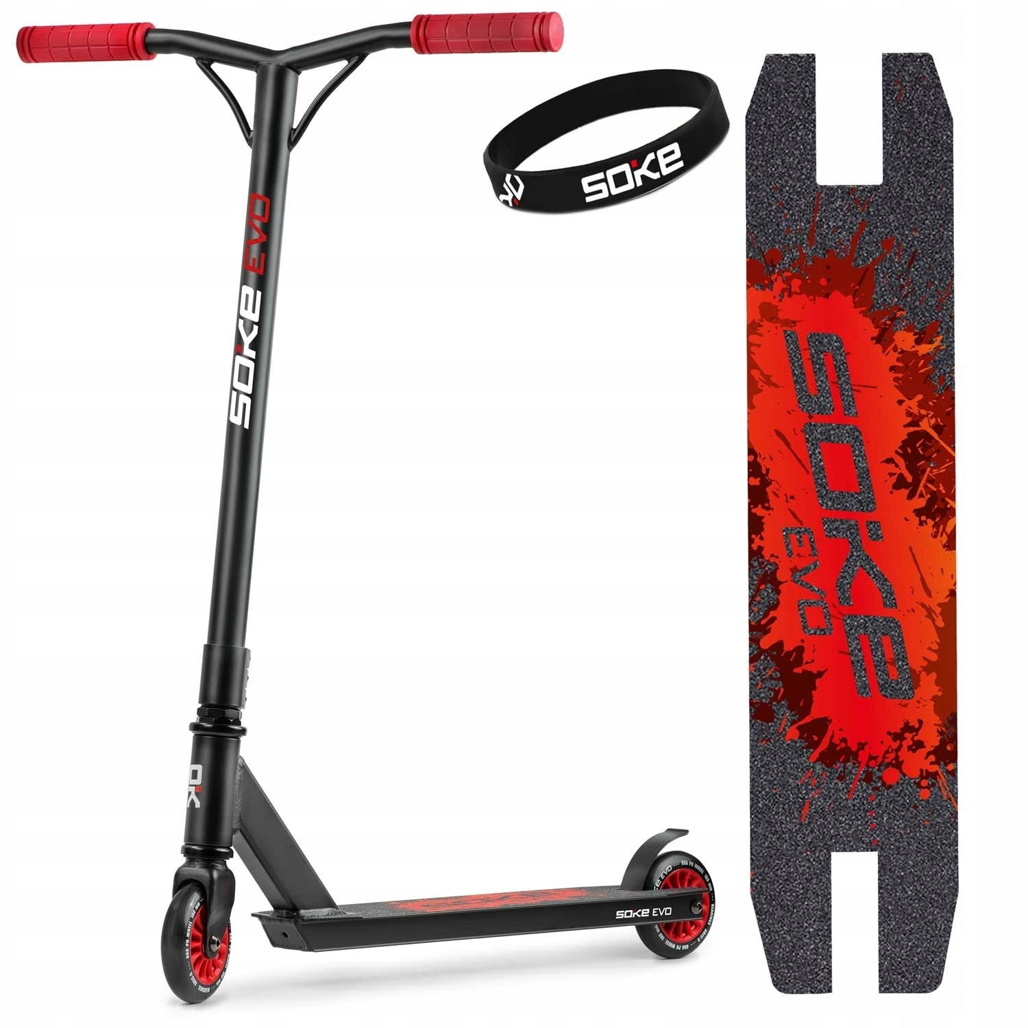 SOKE EVO red scooter