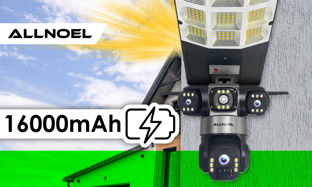 SOLAR CAMERA ROTARY 3 LENSES 12MPx WiFi WIRELESS REMOTE CONTROL LAMP Manufacturer code KAMERA SOLARNA 12MPx WiFi LAMPA PILOT