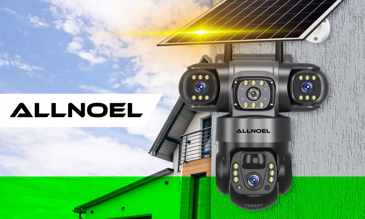 SOLAR CAMERA ROTATING 3 LENSES FOR SIM CARD LTE WIRELESS 12MPx Packaging status original