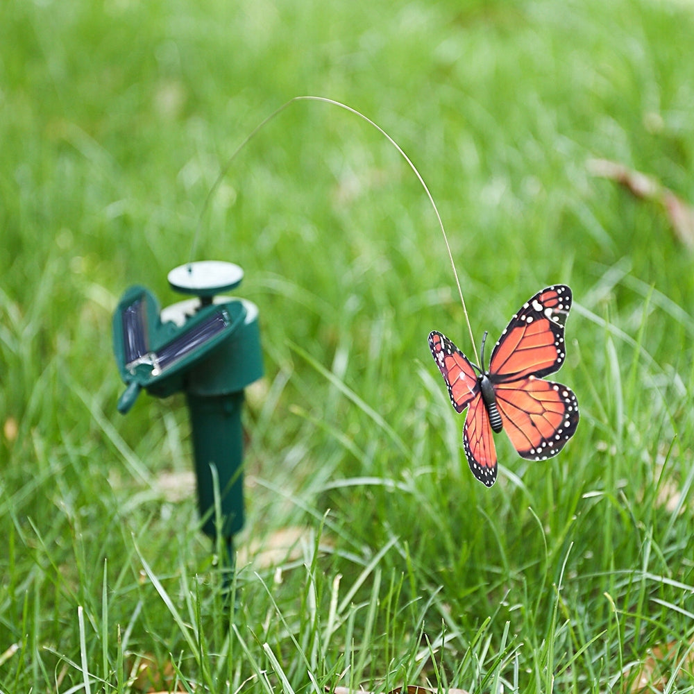SOLAR DANCING FLYING BUTTERFLY PLANT SOLAR TOY Manufacturer no brand
