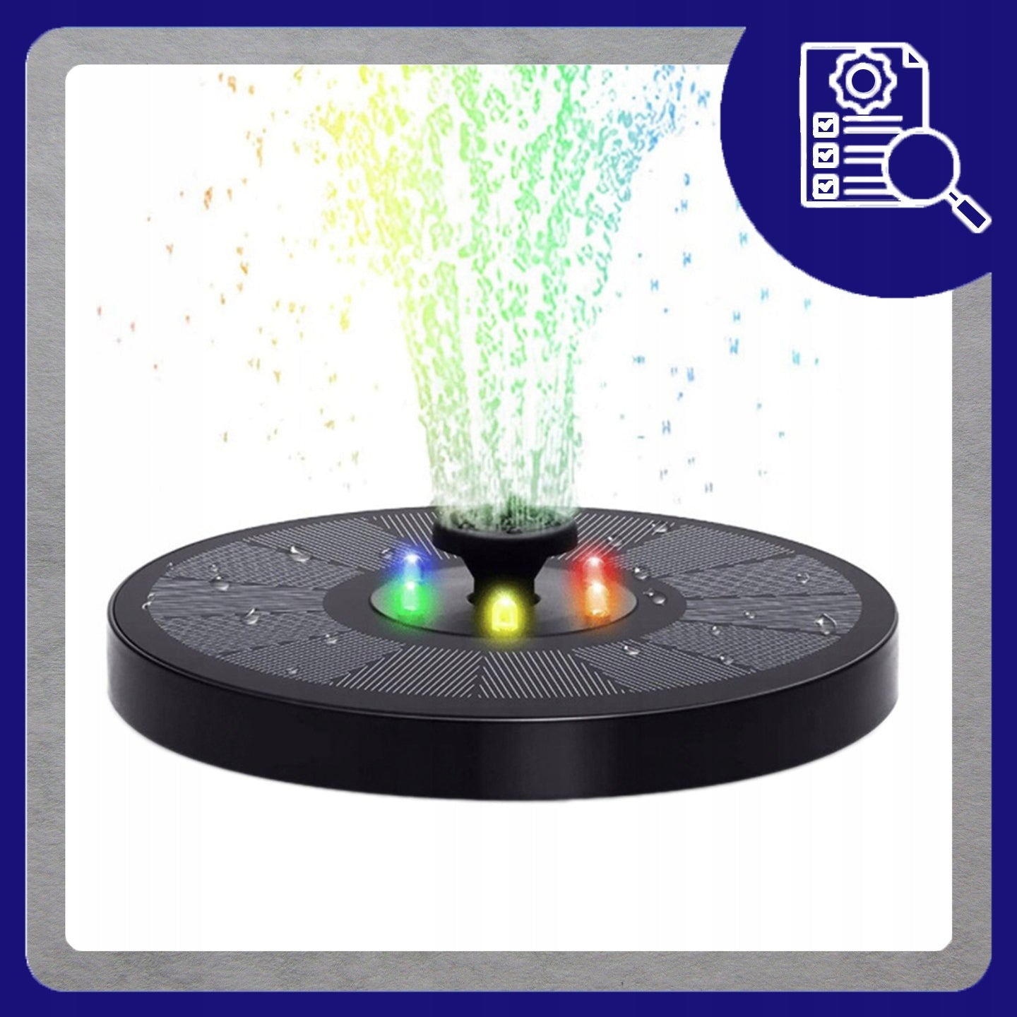 SOLAR FOUNTAIN FOR GARDEN POND FLOATING LED RGB Manufacturer Aptel