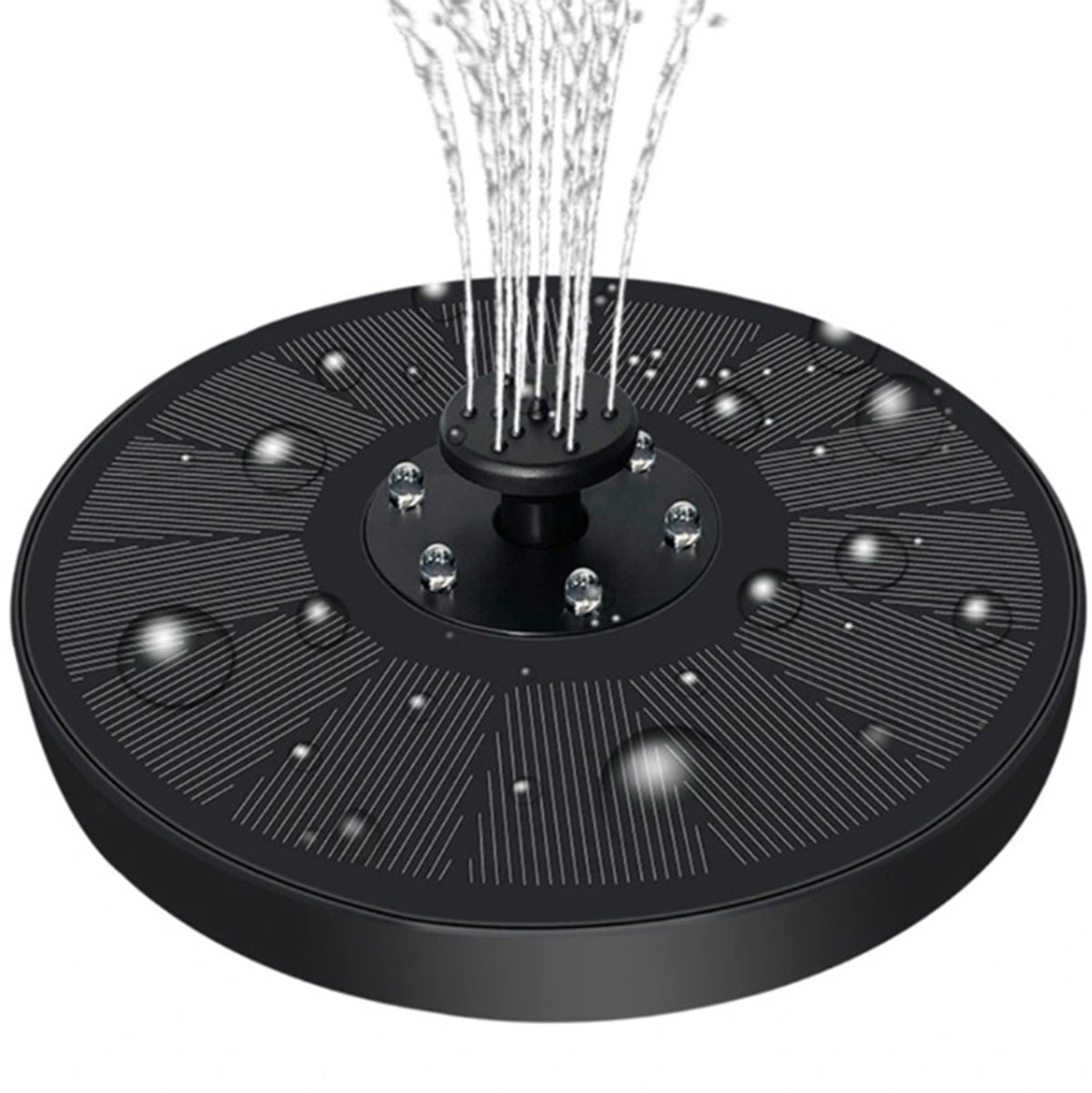 SOLAR FOUNTAIN FOR GARDEN POND FLOATING LED RGB Product weight with unit packaging 0.01 kg