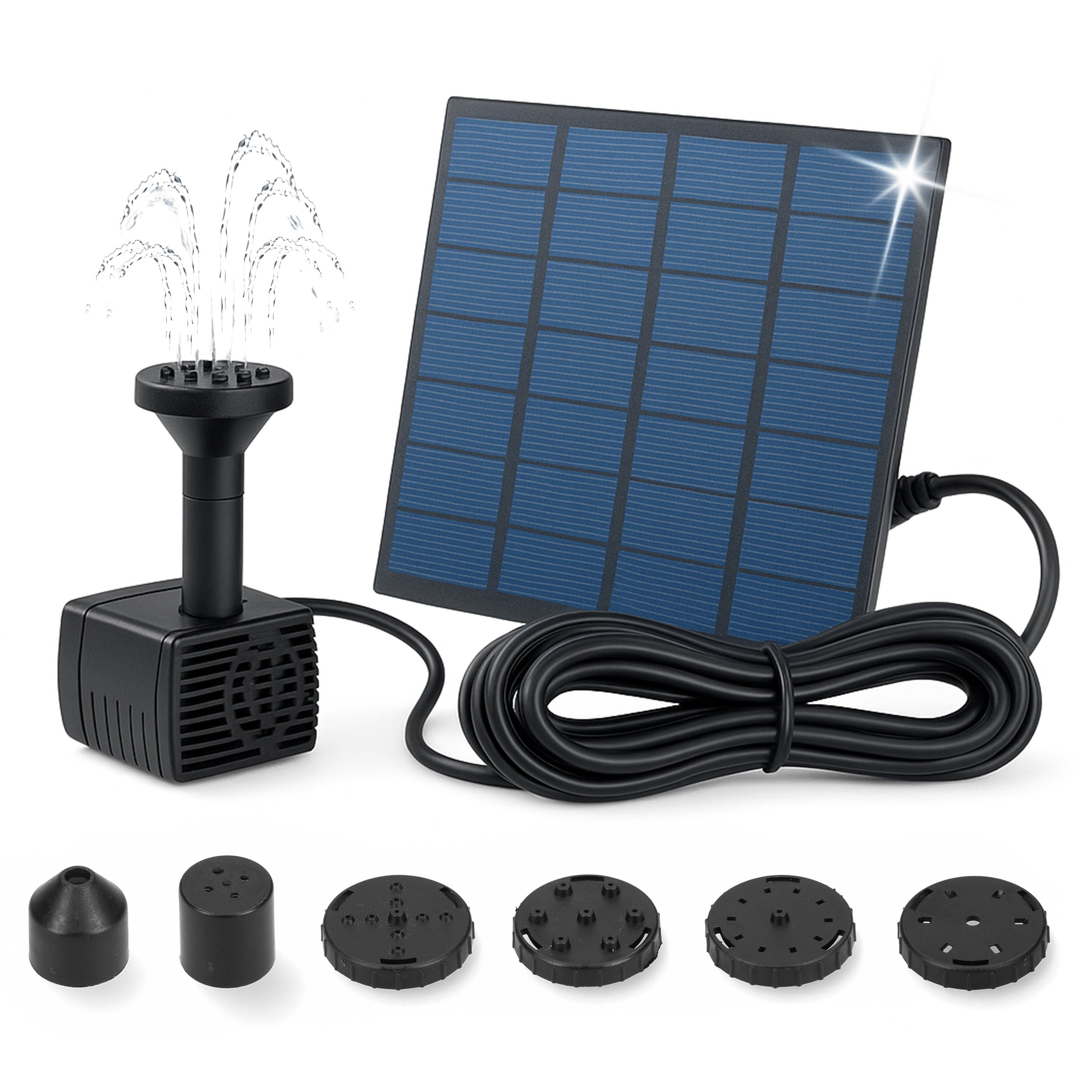 SOLAR FOUNTAIN FOR POND WATER GARDEN PUMP FOR POND WATER FLOATING