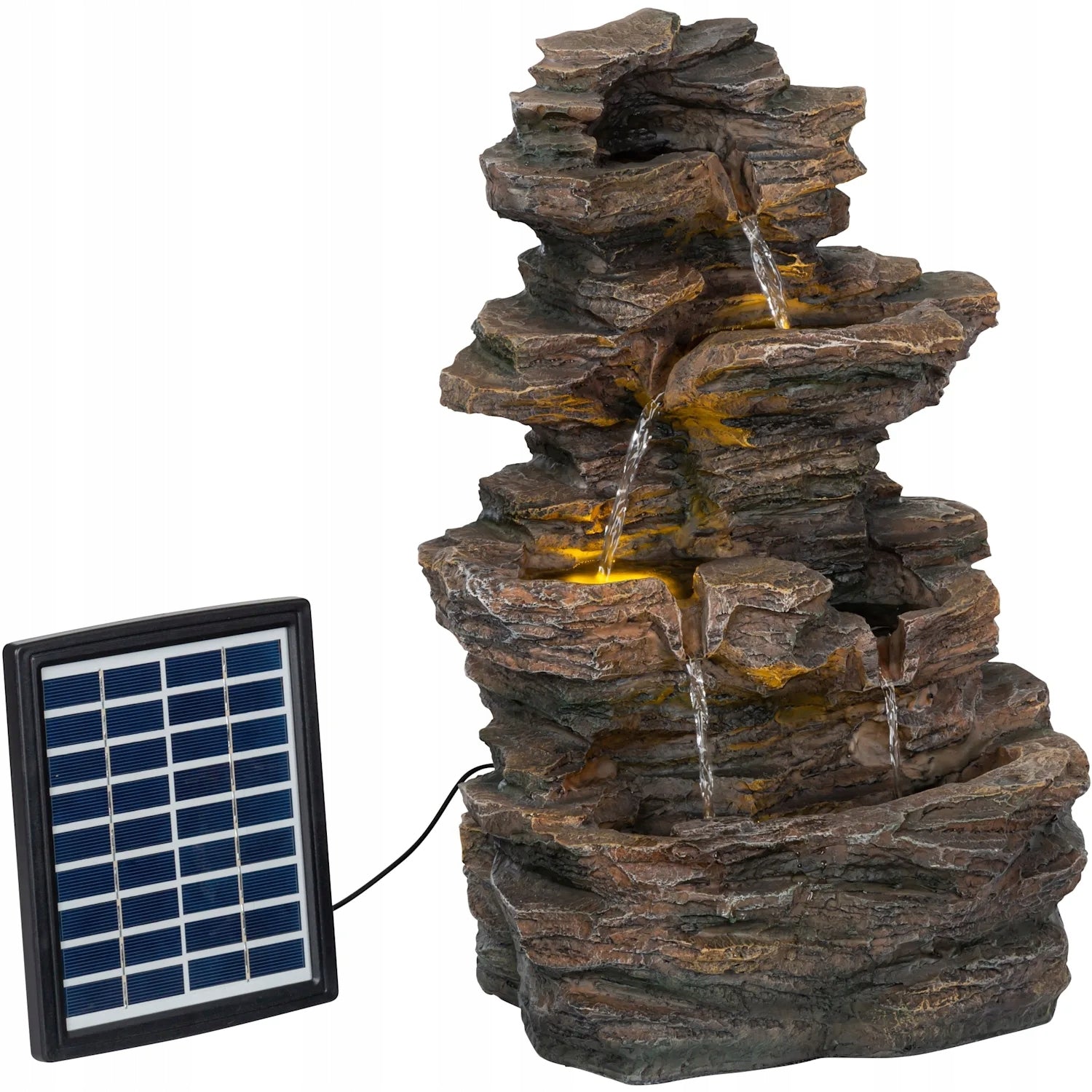 SOLAR GARDEN FOUNTAIN DECORATIVE BLUMFELDT CASCADE WATERFALL LED 200L/H