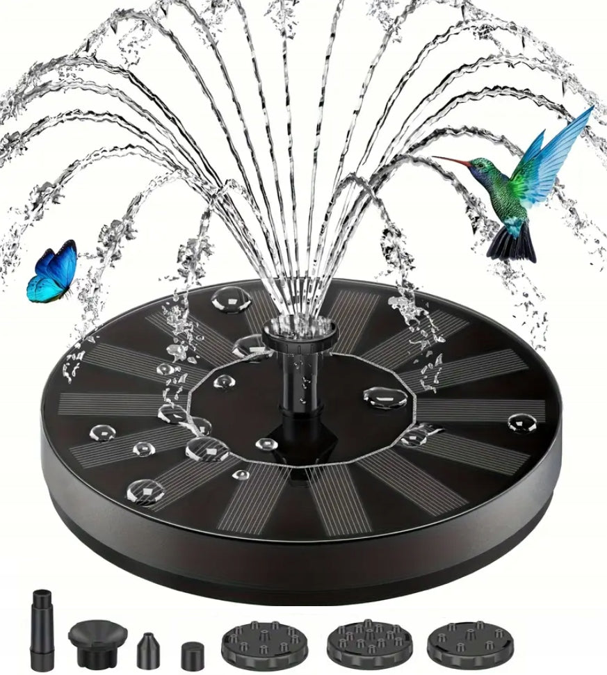 SOLAR GARDEN FOUNTAIN FLOATING FOR POND WATER POND FOR GARDEN 16 CM