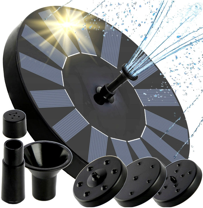 SOLAR GARDEN FOUNTAIN FLOATING FOR WATER POND WATER MESH FOR GARDEN 1