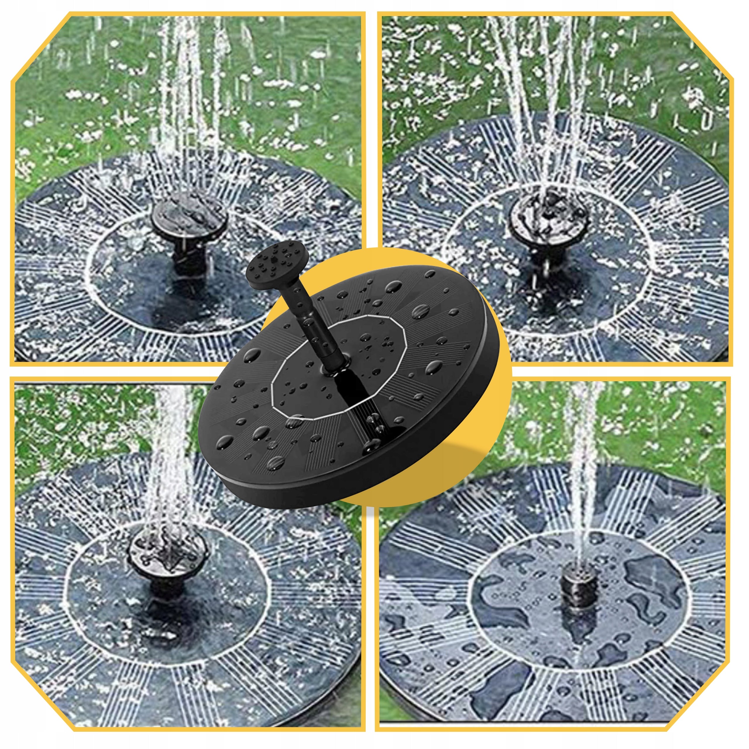 SOLAR GARDEN FOUNTAIN FLOATING WATER PUMP FOR POND EAN (GTIN) 5906700043475
