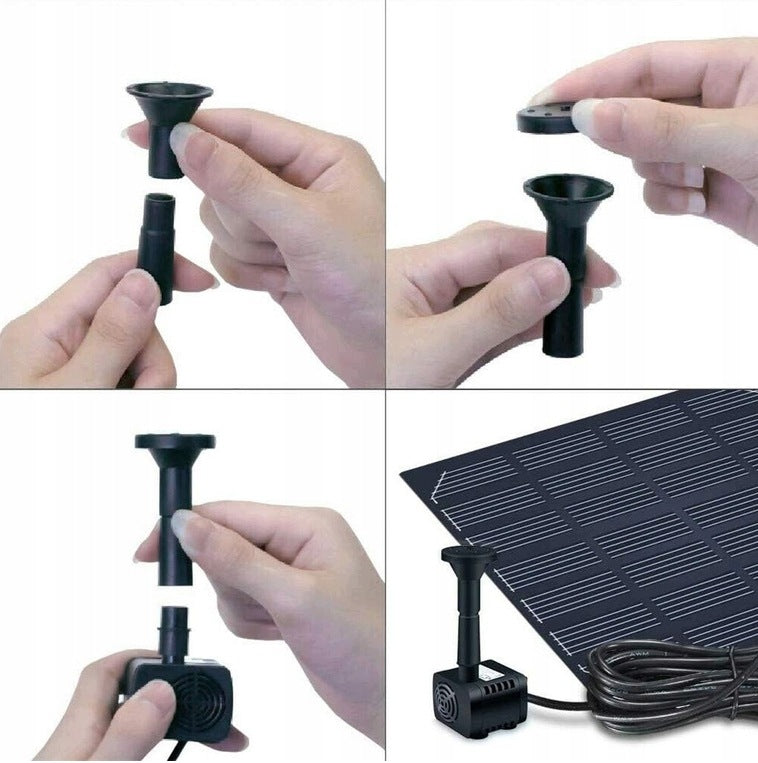 SOLAR GARDEN FOUNTAIN FOR GARDEN WATER MESH LAKE POND PUMP Packaging status original