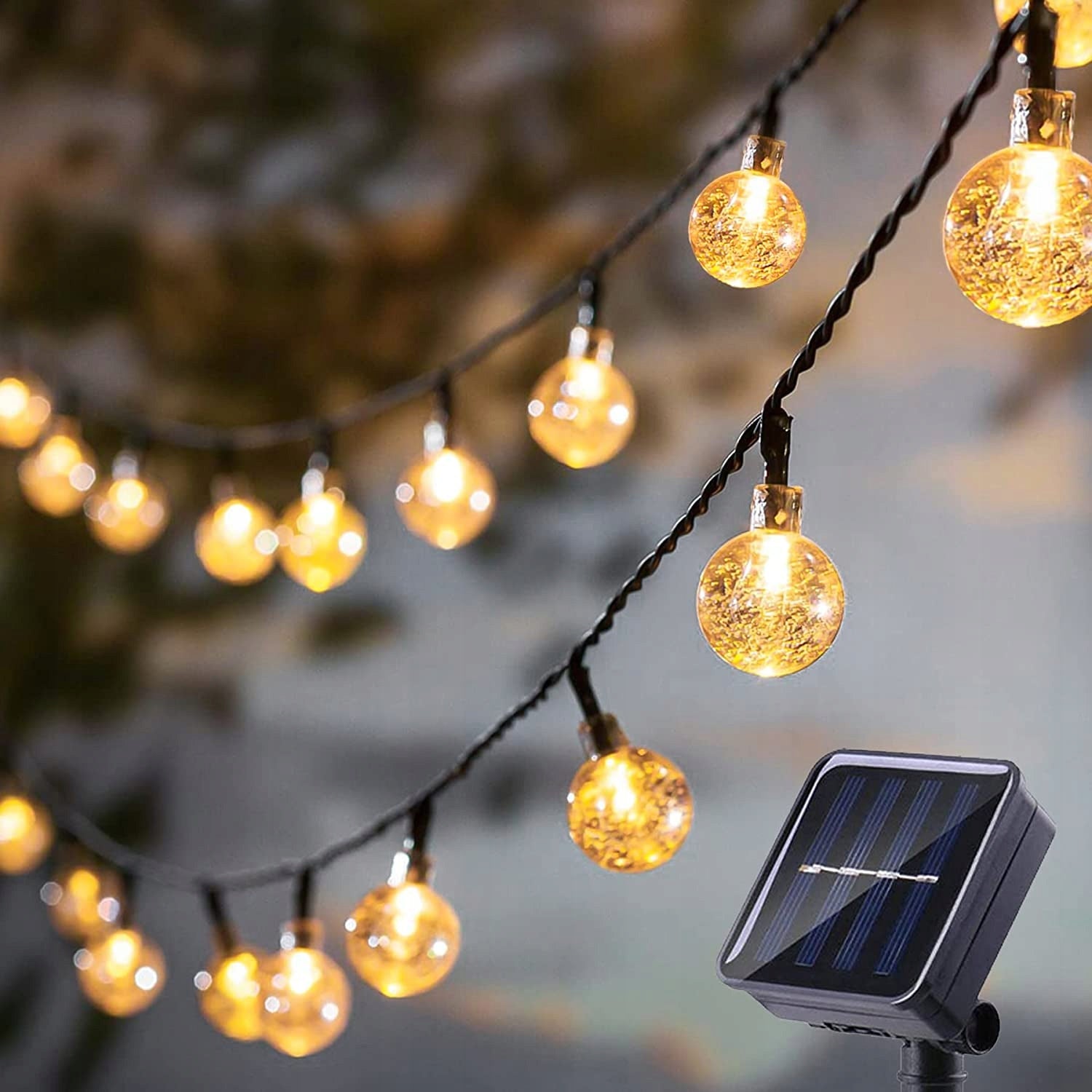 SOLAR GARLAND 10m 100 LED Light Solar Garden Lights 10m GARDEN EAN (GTIN) 3411992343759