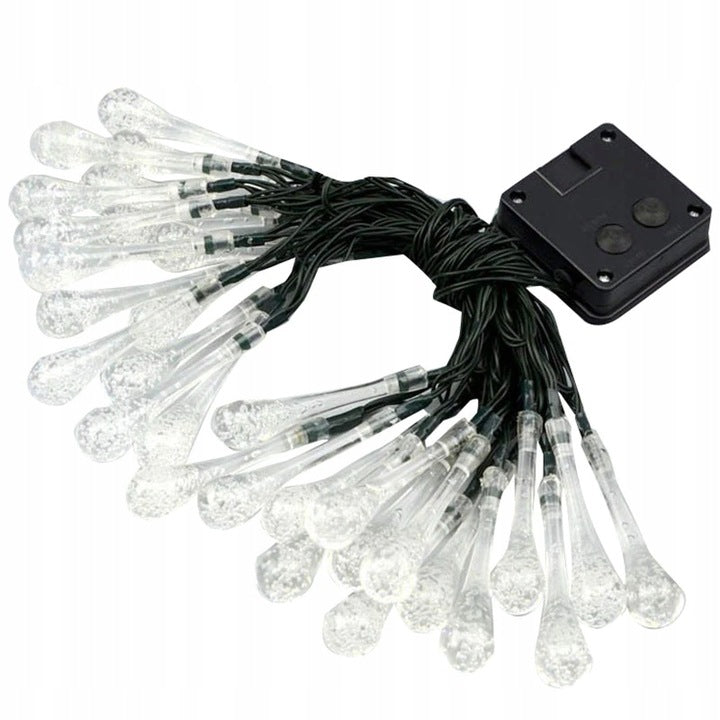 SOLAR GARLAND GARDEN LED OUTDOOR LIGHTS DOTS 30pcs Length 450 cm
