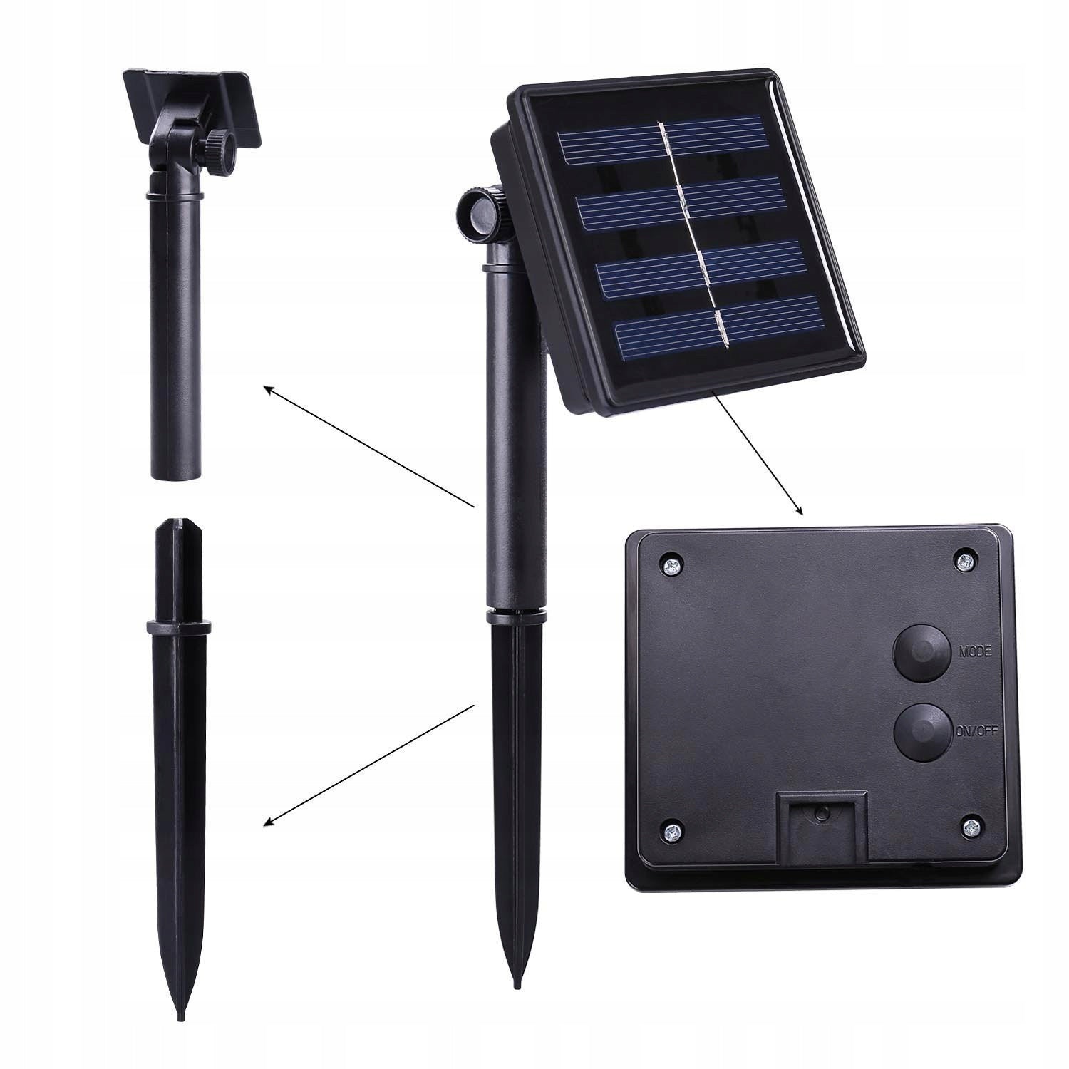 SOLAR GARLAND LED 22M 200 LEDs color light lamp Brand no brand