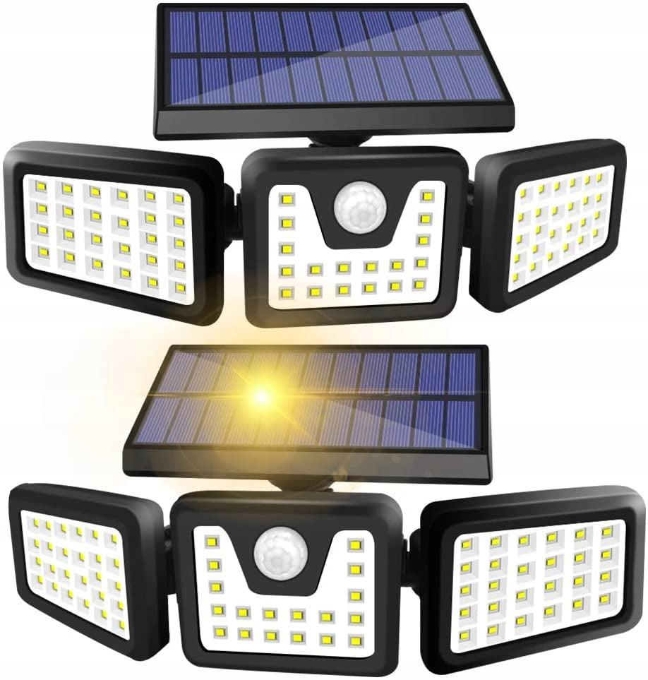 SOLAR LAMP HALOGEN LED DUSK SENSOR 20W 800lm