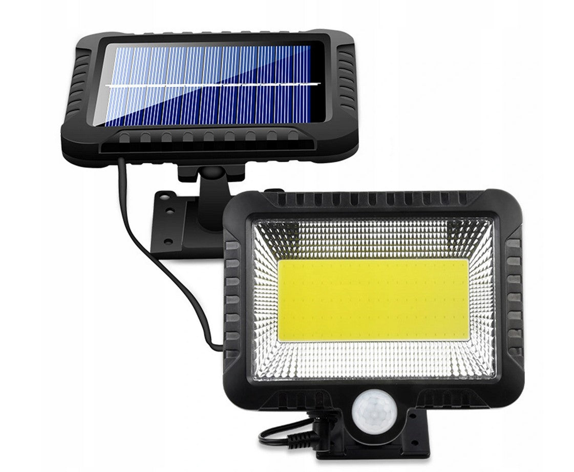 SOLAR LAMP WITH MOTION AND DUSK SENSOR 100 LED Packaging status original