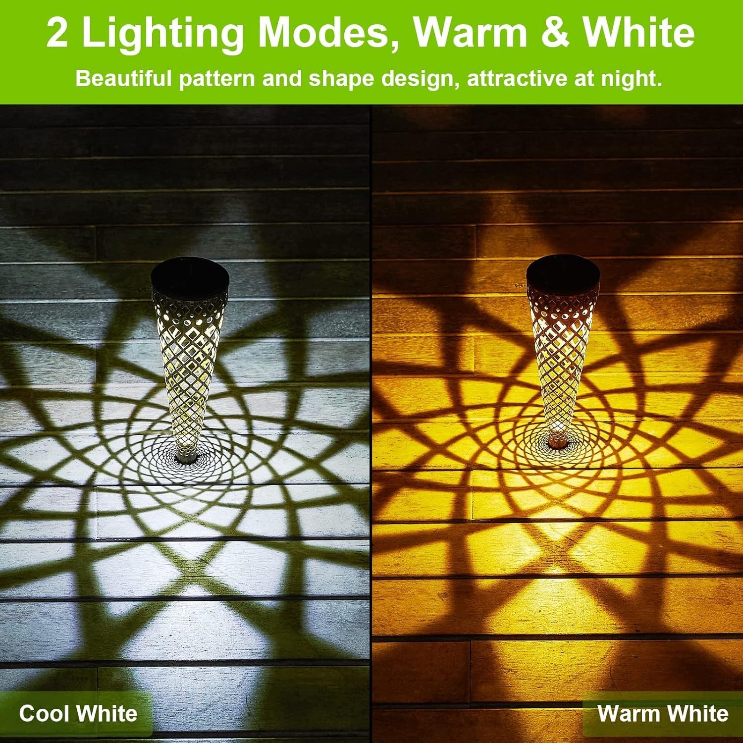 SOLAR LAMPS FOR GARDEN 4 PIECES LED IP65 WARM/WHITE 800MAH Packaging status original