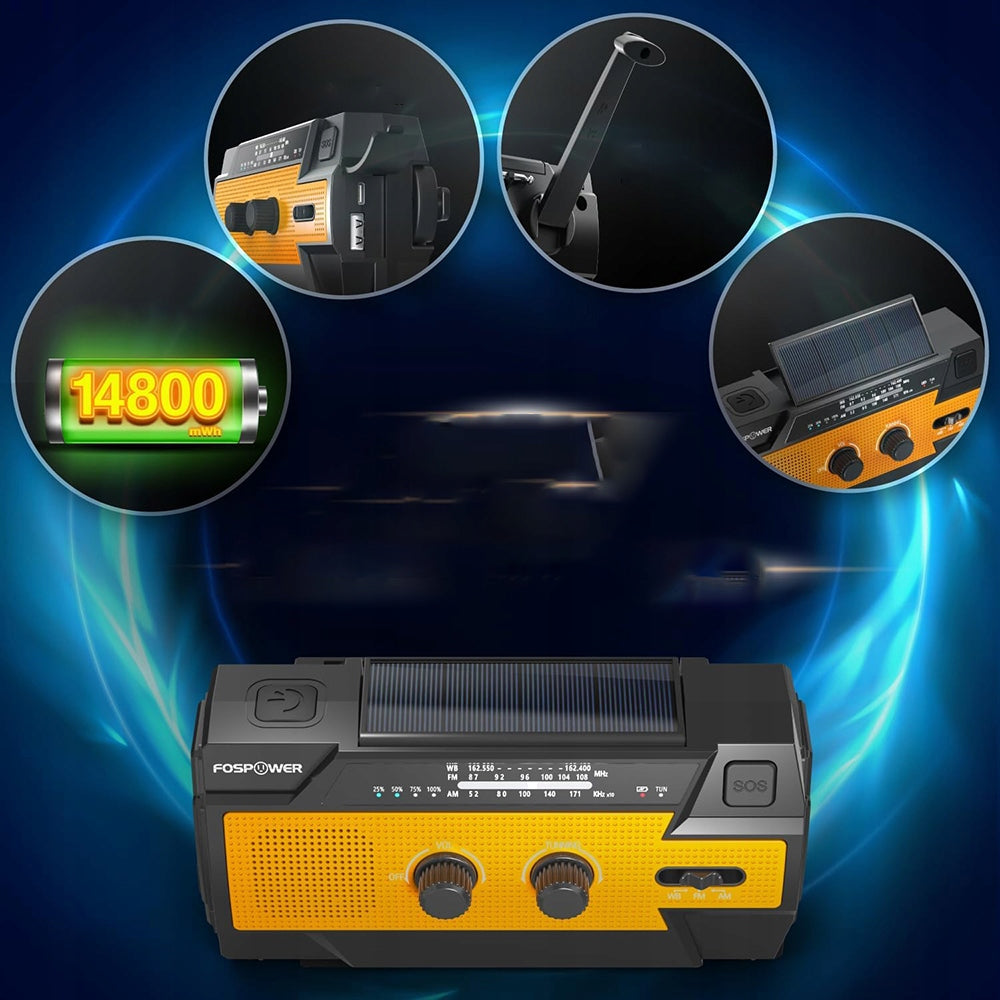 SOLAR RADIO BLUETOOTH FM USB TF BATTERY RETRO POWERFUL SPEAKERS Brand no brand