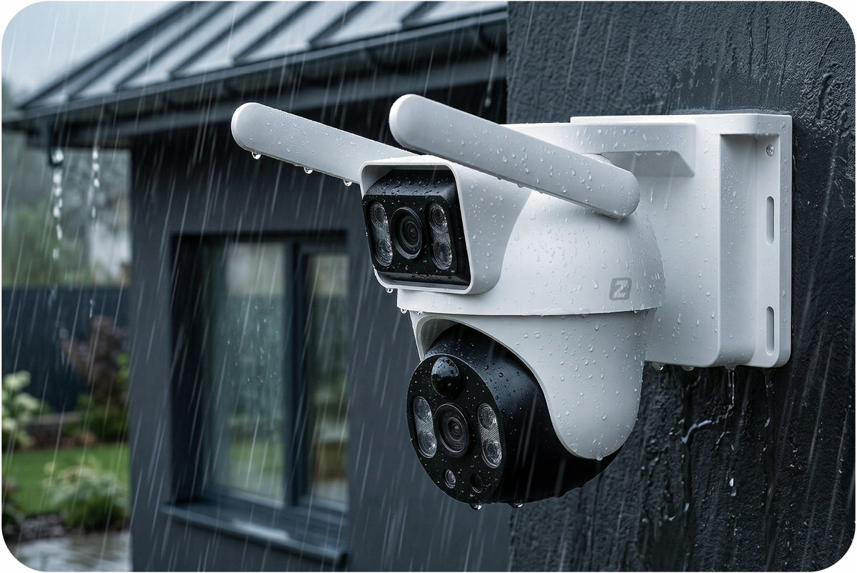 SOLAR ROTATING Camera 2 Lenses V33 GSM LTE 4G AOV 6MPx Dual Manufacturer code IKPGSMP330DLV1