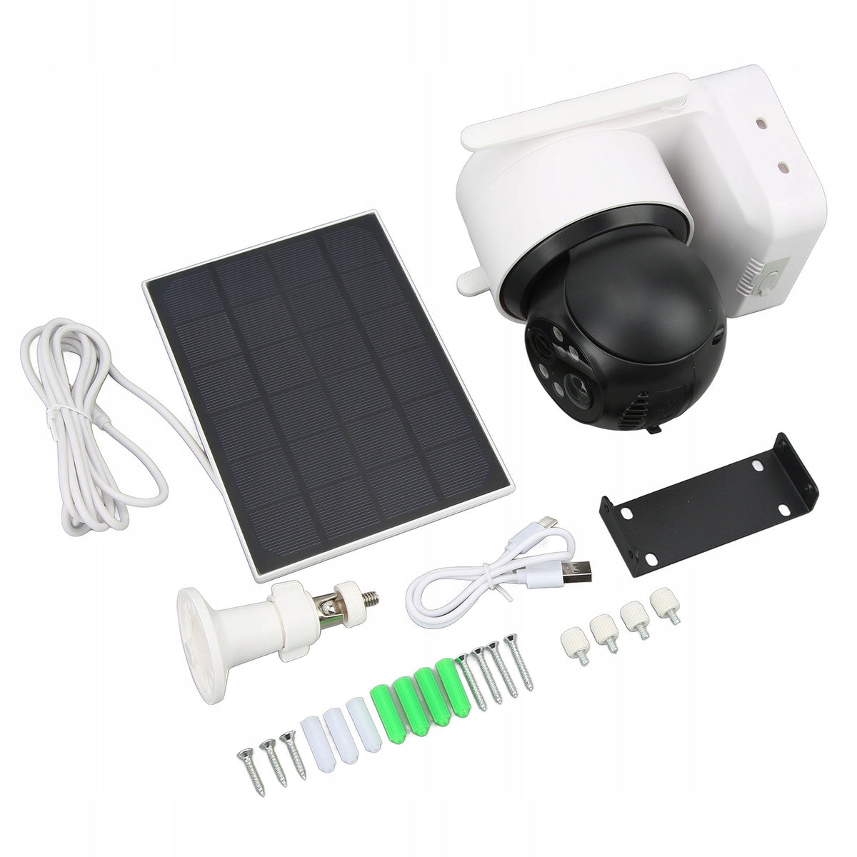 SOLAR ROTATING OUTDOOR IP CAMERA WiFi 2.4G HD