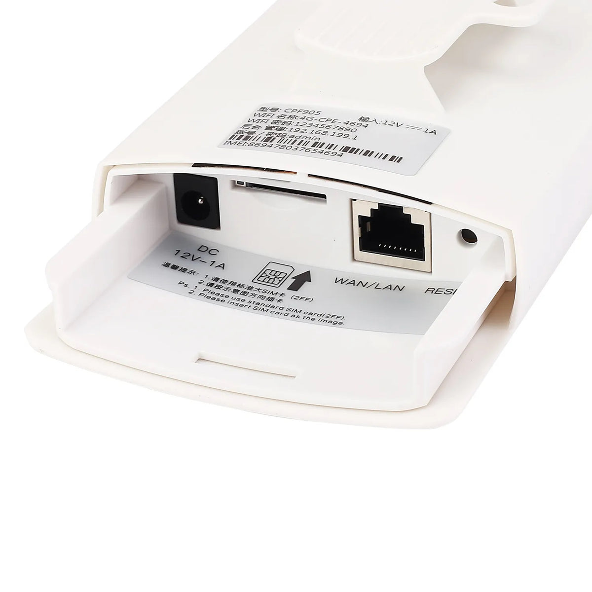 SOLAR ROUTER MODEM WIFI TO SIM CARD 4G LTE SOLAR PANEL 25W Manufacturer code Router solarny 25W