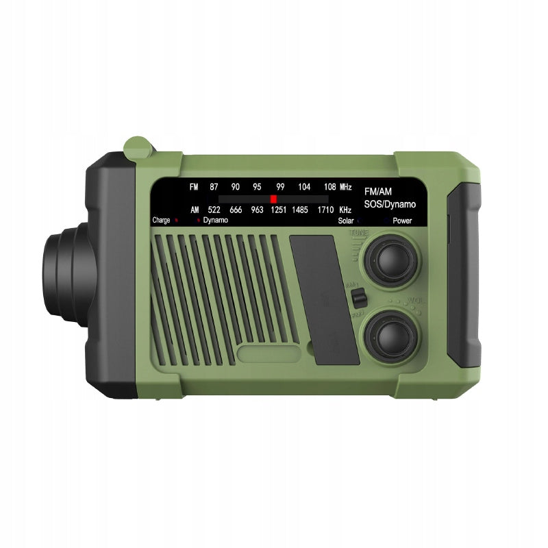 SOLAR SURVIVAL RADIO DYNAMO POWERBANK FLASHLIGHT 3in1 TOURIST Packaging status original