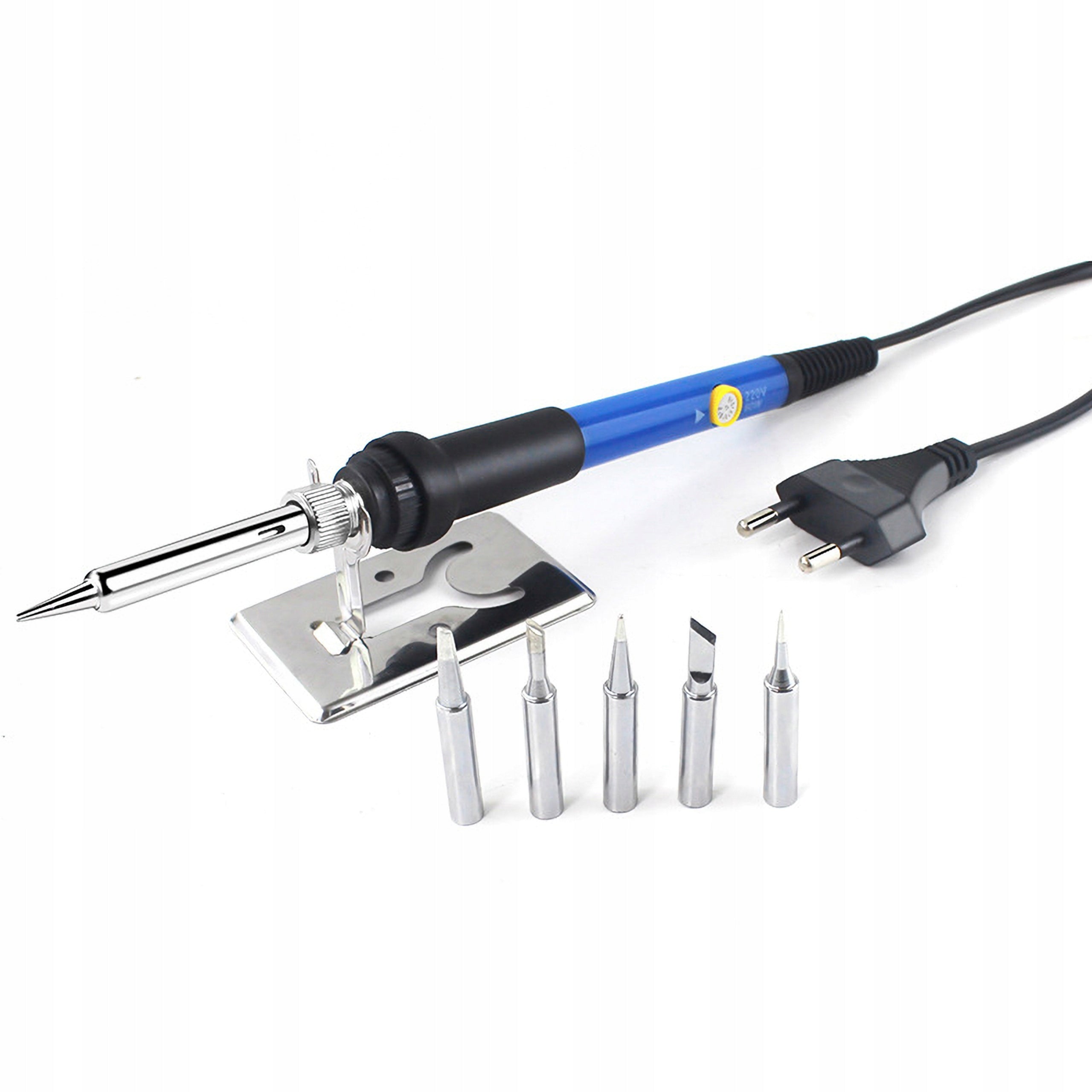 SOLDERING SET PRECISION FLASK SOLDERING IRON WITH ADJUSTABLE 60W + 6X TIPS Packaging status original