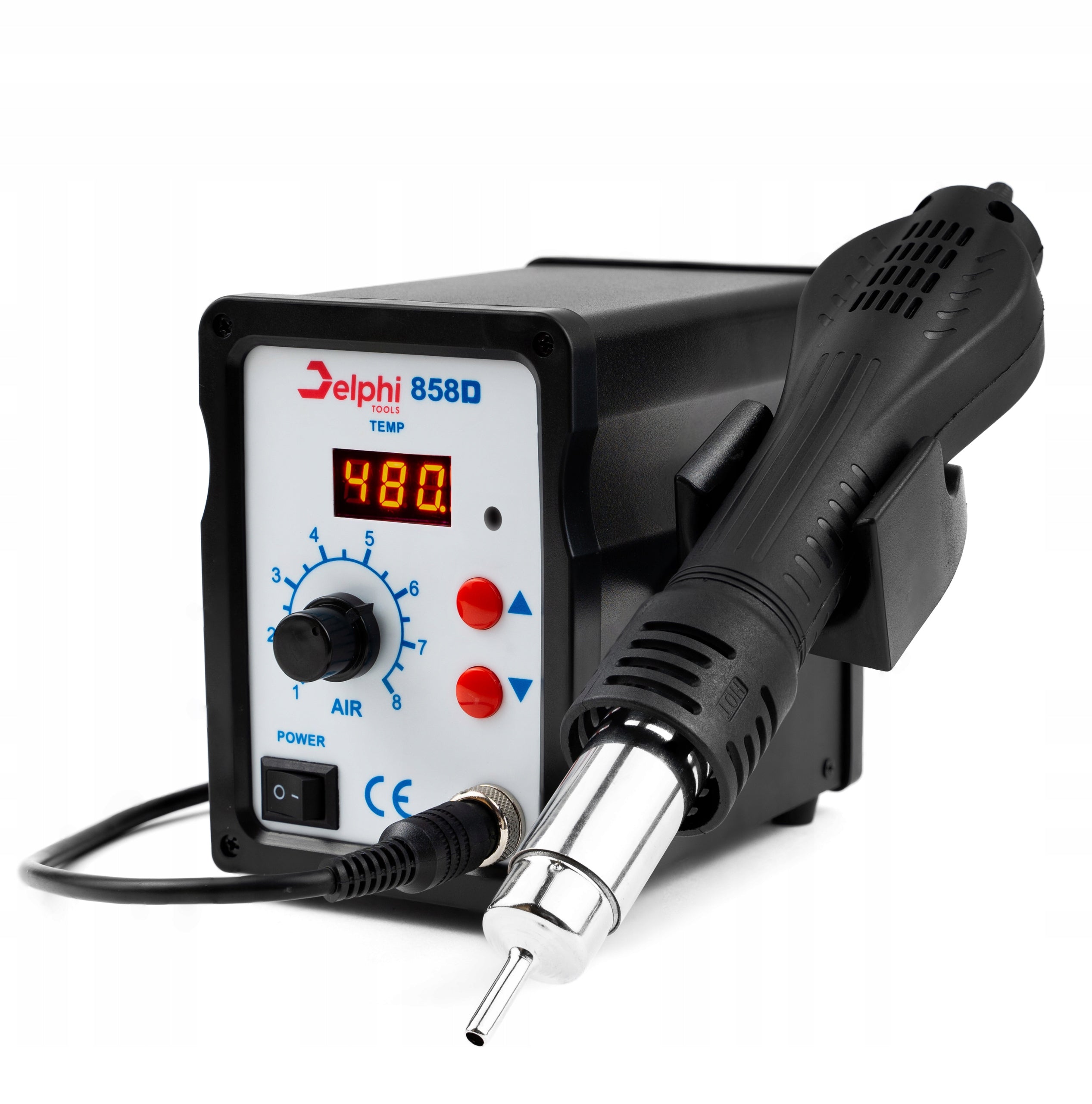 SOLDERING STATION PLASTIC WELDING MACHINE SOLDERING IRON 858D HOT AIR Packaging status original