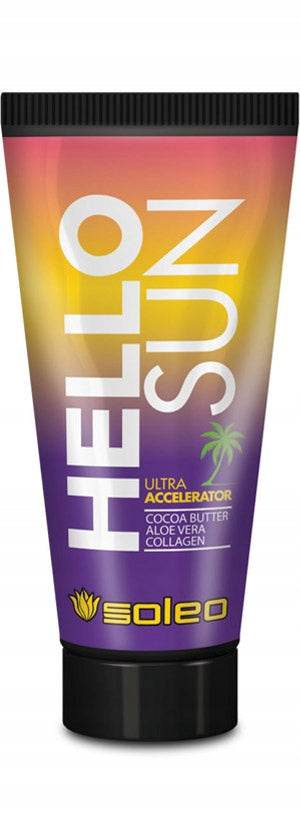 Įdegį skatinantis kremas Soleo Hello Sun su kakavos sviestu, 100 ml