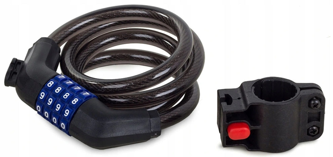 SOLID BICYCLE CLASP BICYCLE CABLE LOCK FOR ANTI-THEFT CIPHER Brand Hurtnet