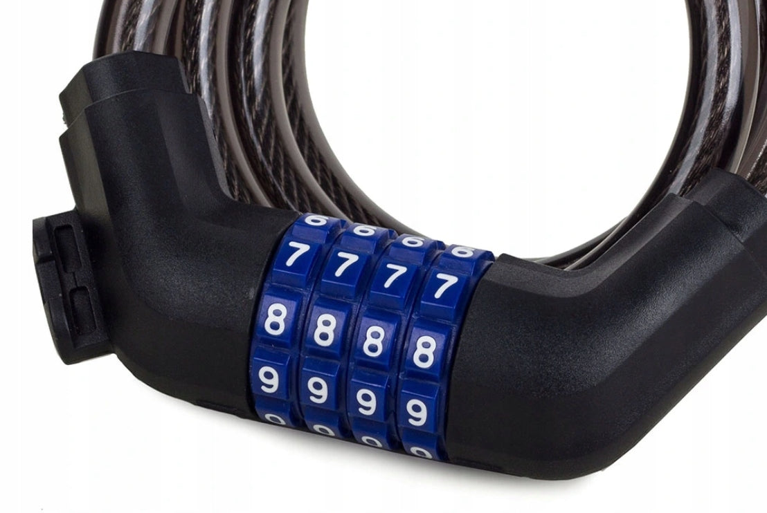 SOLID BICYCLE CLASP BICYCLE CABLE LOCK FOR ANTI-THEFT CIPHER Kind wheel lock