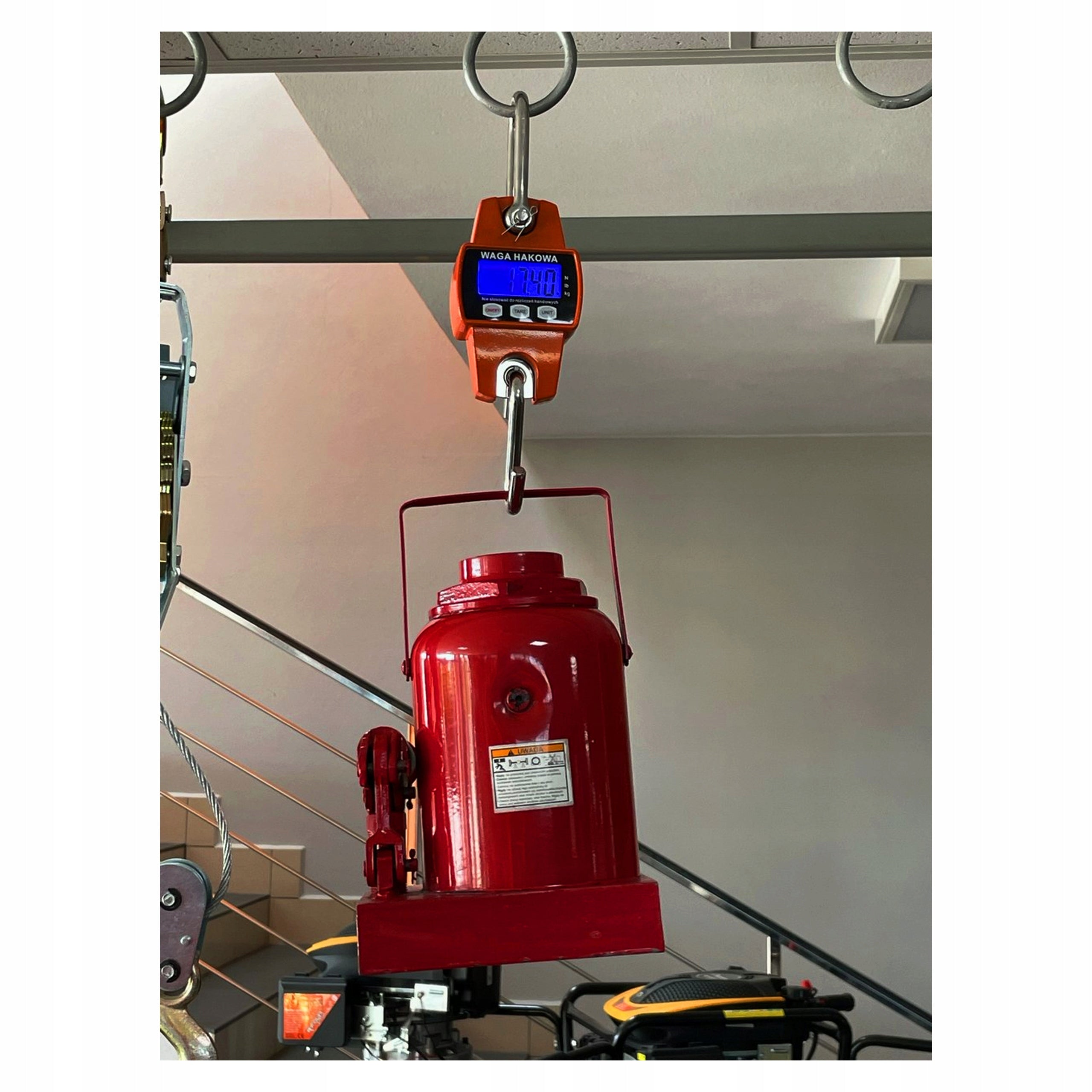 SOLID HANGING HOOK SCALE 300KG Brand KT